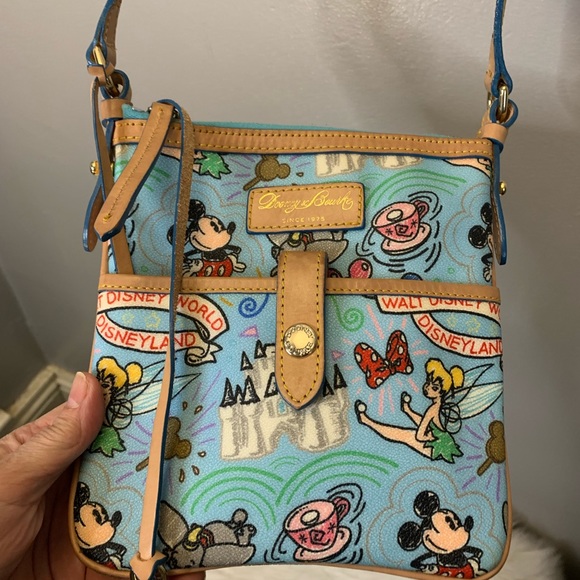 Dooney & Bourke Bags Dooney Burke Blue Disney Crossbody Sketch